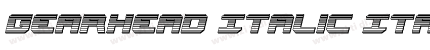 Gearhead Italic Ital字体转换